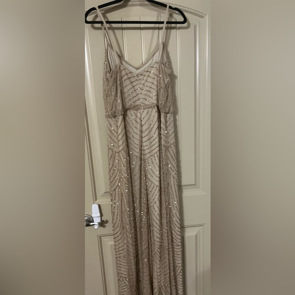 ADRIANNA PAPELL Embellished Blouson Gown - Picture 4 of 8